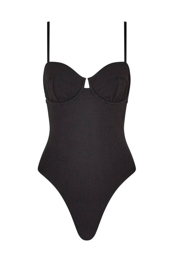 ELCE Swim CINDY ONE PIECE - BLACK* One Pieces