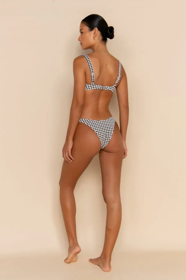 ELCE Swim ESCAPE BRACUP TOP - HOUNDSTOOTH* Swim Tops | Escape