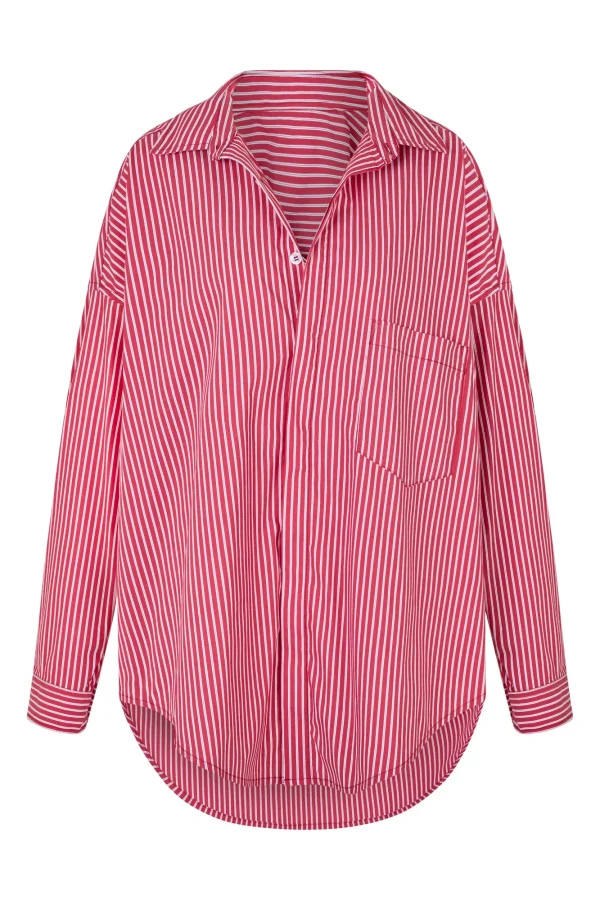 ELCE Swim JUDE SHIRT - CHERRY STRIPE* Selalu | Tops