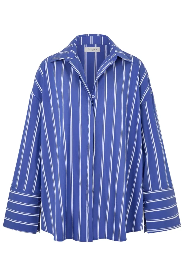 ELCE Swim RYAN SHIRT - BLUE STRIPE* Oasis | Tops