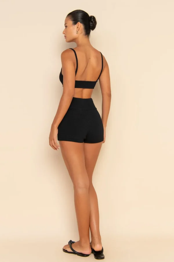 ELCE Swim SOL KNIT CROP - BLACK* Tops