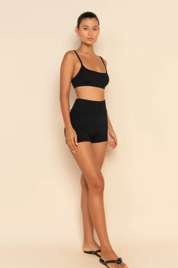 ELCE Swim SOL KNIT CROP - BLACK* Tops