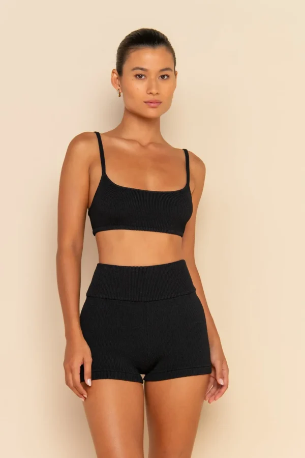 ELCE Swim SOL KNIT CROP - BLACK* Tops