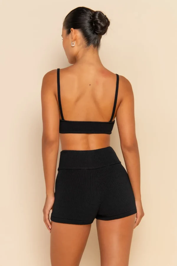 ELCE Swim SOL KNIT CROP - BLACK* Tops