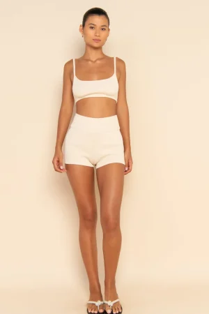 ELCE Swim SOL KNIT CROP - MILK* Tops