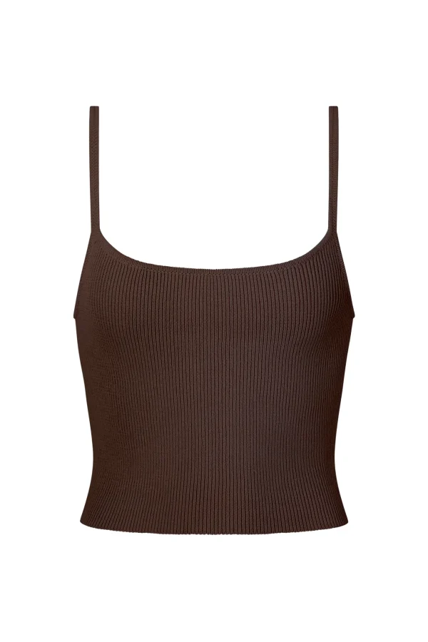 ELCE Swim SOL KNIT TANK - CACAO* Tops