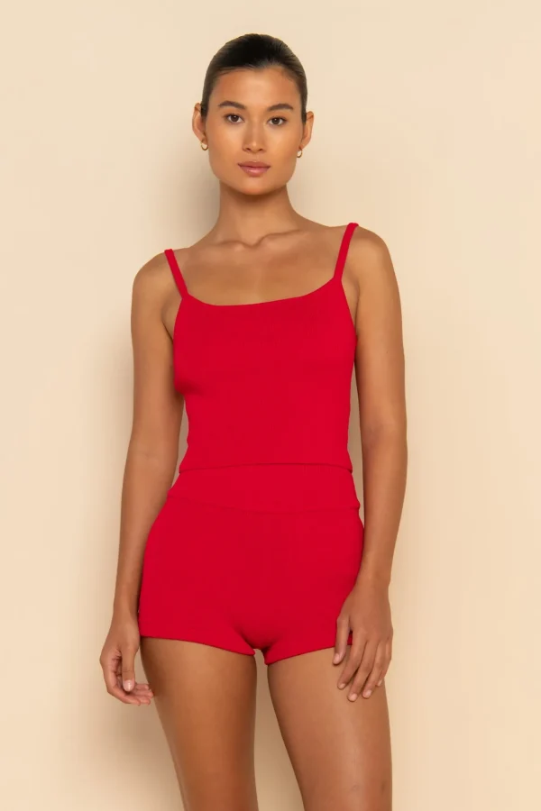 ELCE Swim SOL KNIT TANK - RED* Tops