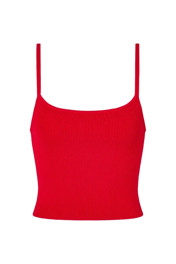 ELCE Swim SOL KNIT TANK - RED* Tops